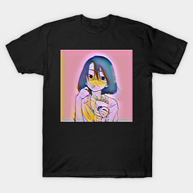 Anime Girl T-Shirt by Alemway